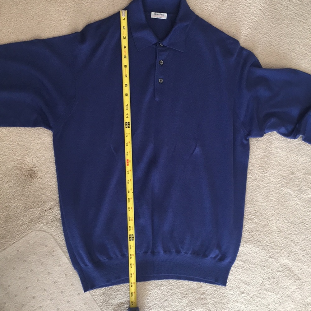 Gran Sasso dark blue wool sweater - Picture 7 of 7